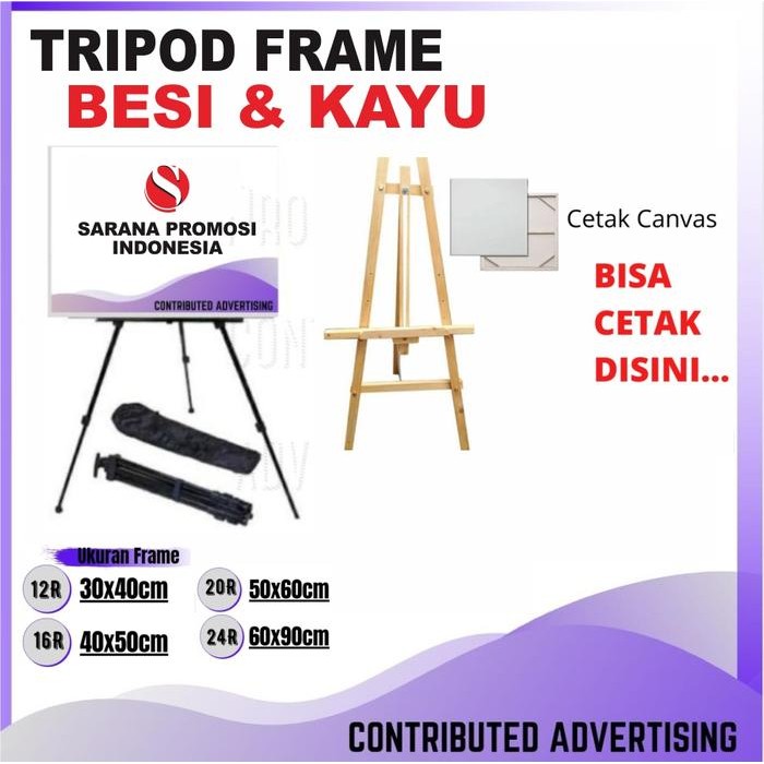 

Stand Frame Tripod Camera Stand Foto Standing Banner - Frame Besi Terlaris