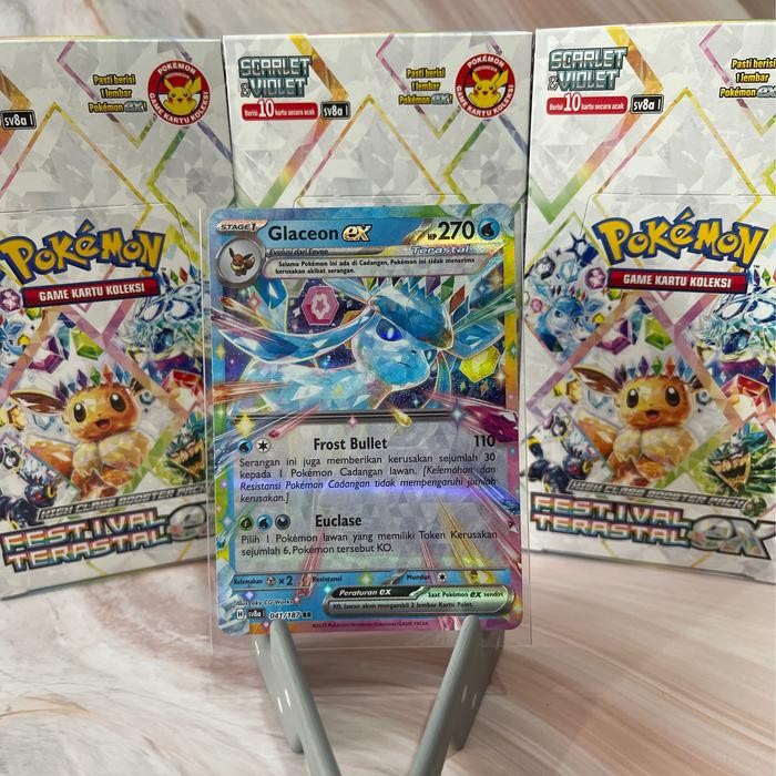 Playful Minds - Eevee Evolution Ex Complete Set Rr Pokemon Indonesia Tcg Festival Terastal Ex Eevee