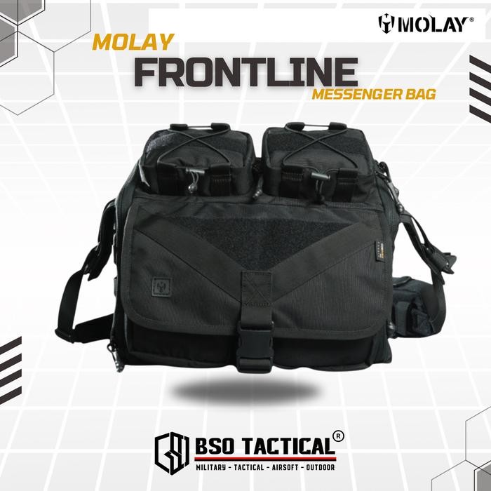 BEST SELLER Molay Frontline Messenger Bag Tas Selempang Tactical Outdoor Original