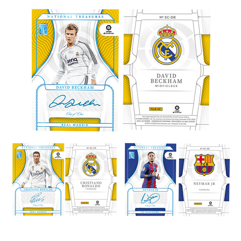 Diy Panini Football Star Card Neymar Cristiano Ronaldo  aracter Signature Game Collection Card