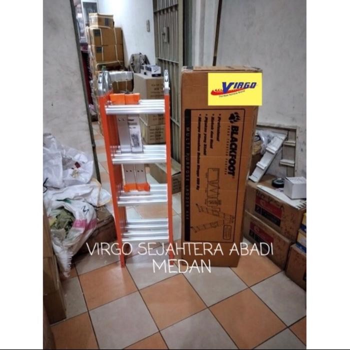 BLACKFOOT TANGGA LIPAT ALUMUNIUM MULTIFUNGSI MULTIPURPOSE