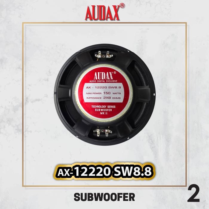 Audax - Speaker Pasif 12" AX-12220 SW8.8 Subwoofer