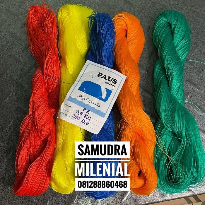 PREMIUM Tali Tampar Kecil PE 0,5mm / Tali Tambang Kecil Serampat Cap Paus