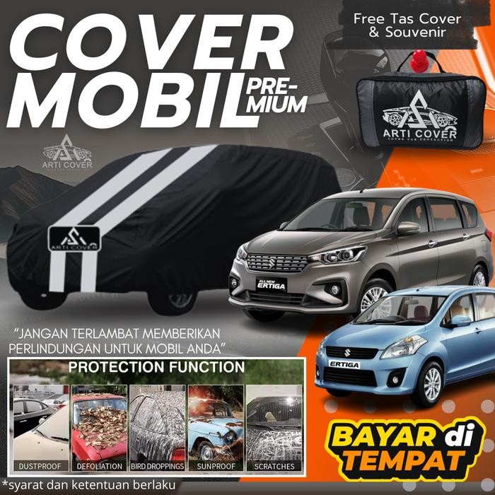 PREMIUM (ARTI COVER) Selimut Sarung Body Cover Mobil Suzuki Ertiga 2013 2015 2017 Outdoor Indoor