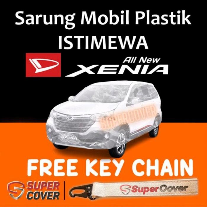 PREMIUM cover mobil Xenia transparan supercover waterproof