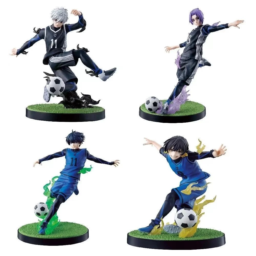 Blue Lock Anime Figures Doll Isagi Yoichi Nagi Seishiro Bachira Meguru Mikage Reo Action Figure