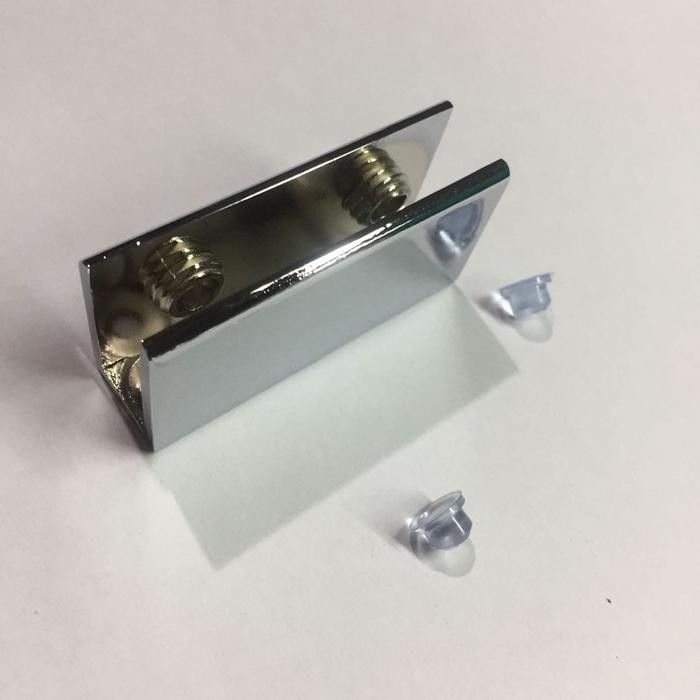 SALE AMBALAN KLEM JEPIT KACA 8 - 12 MM GLASS CLAMP U JEPIT KLEM KACA 12 MM