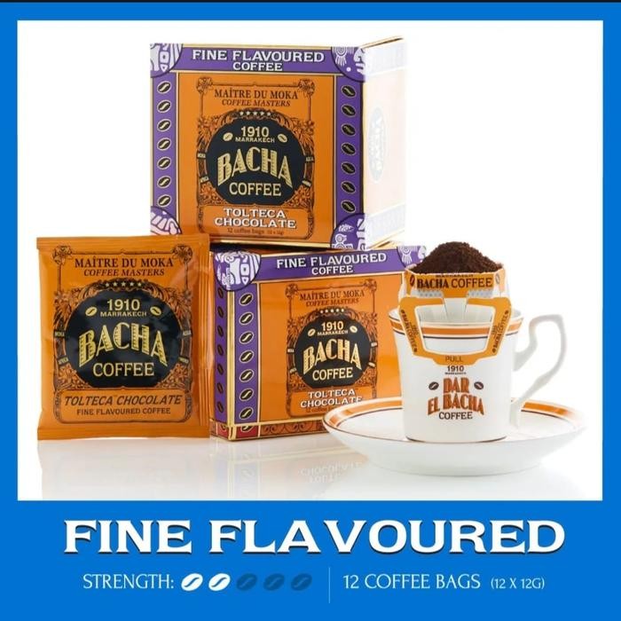

Bacha Coffee Tolteca Chocolate Fine Flavoured Coffee 12 bags
