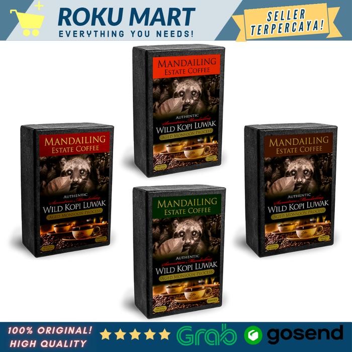 

Mandailing Estate Coffee WILD KOPI LUWAK 5 CUP