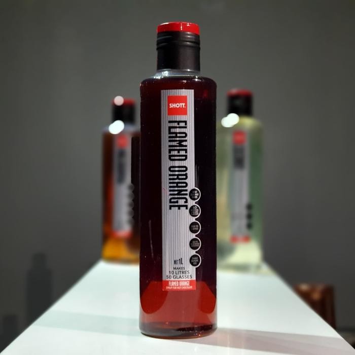 

Sirup Rasa Kult Jeruk Merk SHOTT 1000mL Flamed Orange