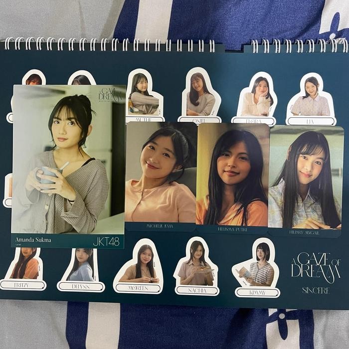 Photopack / Photocard Kalender 2025 Jkt48 - Amanda / Levi, Lily, Eli Terlaris