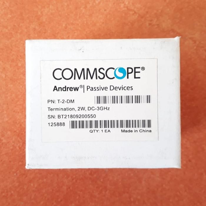 DUMMY LOAD DUMMYLOAD DAMILUD COMMSCOPE ANDREW KONEKTOR DIN 2 WATT