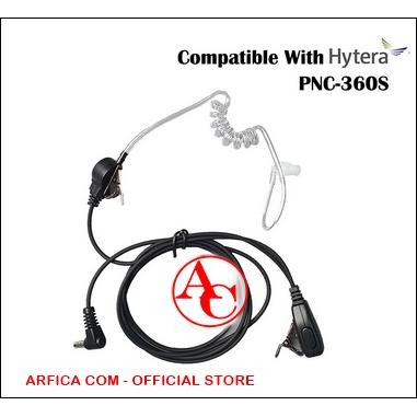 EARPHONE HT HYTERA PNC 380 FBI SPIRAL ORIGINAL HANDSFREE HYTERA PNC-380 PNC380 ORI FBI