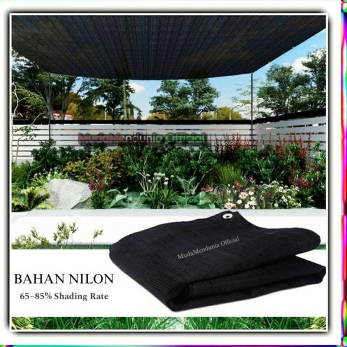 PREMIUM Paranet Nylon 65% ~ 85% List Hitam Mata Ayam Custom