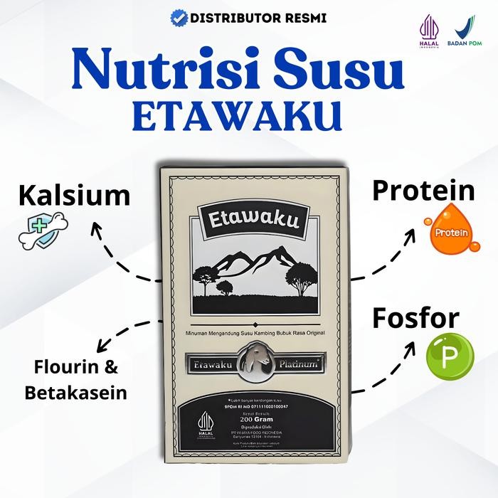 

BARANG TERLARIS ETAWAKU PLATINUM 1 BOX - Susu Kambing Etawa Atasi Masalah Pernapasan Untuk Paru-Paru