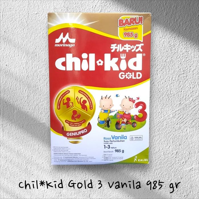 

BARANG TERLARIS Chil Kid Gold GeniuPro Susu Vanila 985 gr