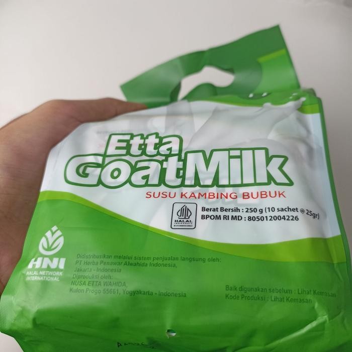 

BARANG TERLARIS EGM Susu Kambing Etawa Bubuk Isi 10 Sachet