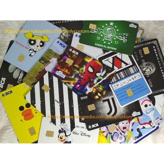 Produk Terbaru E-Money Etoll Id Card Telkom Mandiri Emoney New Bumn - 2 Sisi Cod