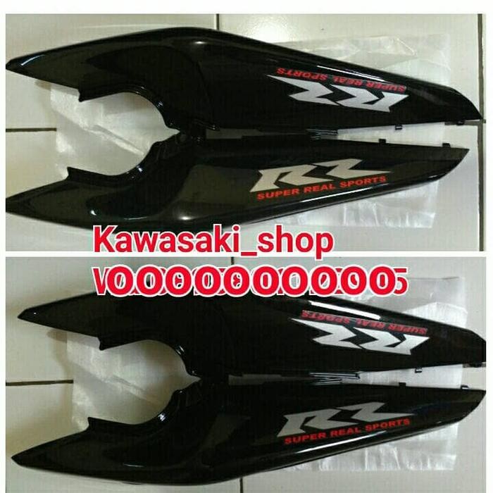 Body Belakang Ninja Rr New Hitam / Cover Body Belakang Ninja Rr New
