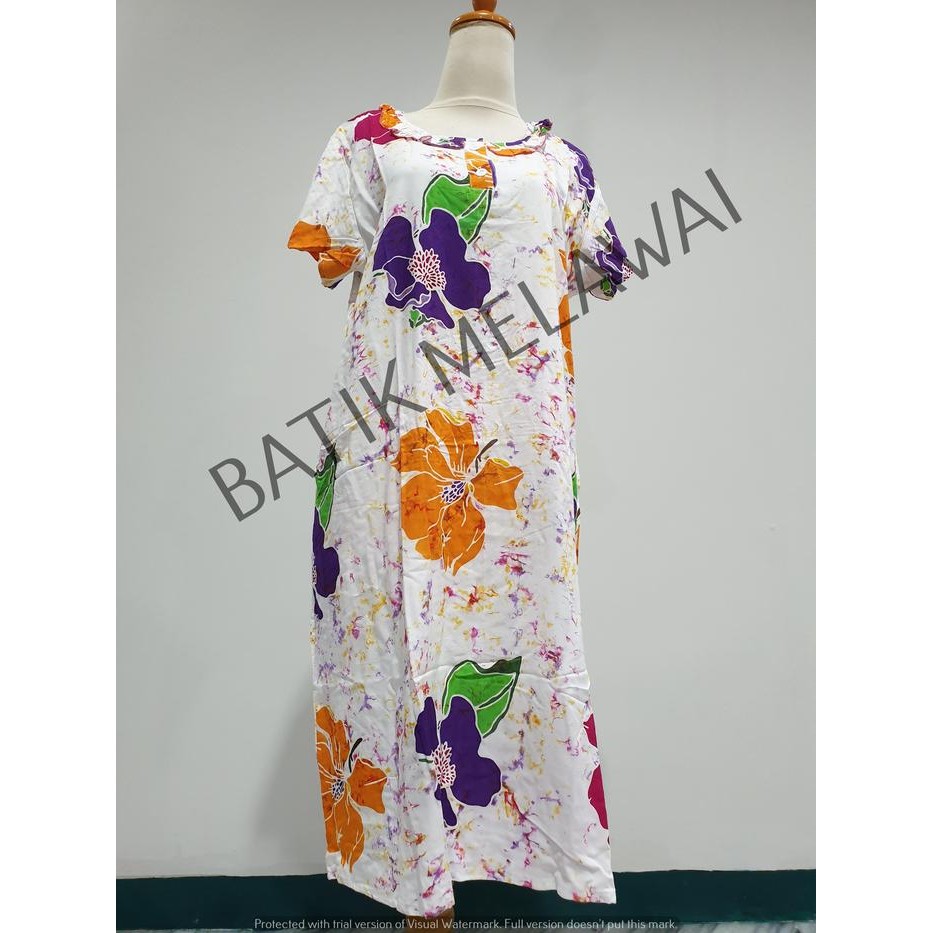 Daster batik PREMIUM SUNAN ORI LGB Putih