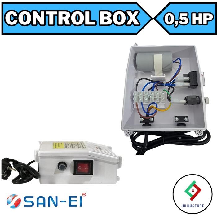 SAN EI CONTROL BOX 0,5HP CONTROL BOX POMPA SUBMERSIBLE UNVIERSAL 0,5 HP BOX PANEL POMPA SATELIT SAN