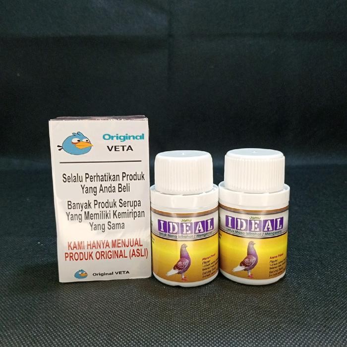 PIL IDEAL BARON 100 PIL VITAMIN MASA MENGERAM BURUNG MERPATI ANGKREM BERTELUR