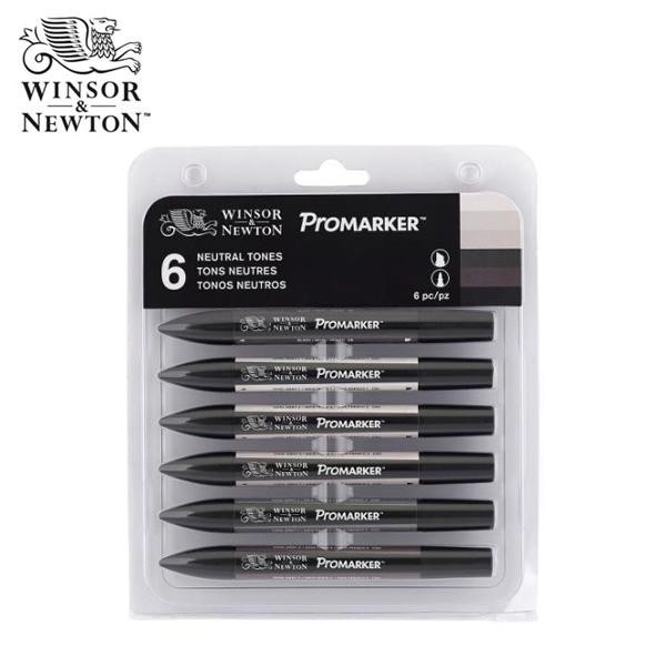 

Winsor & Newton Promarker 6 Neutral Tones Set
