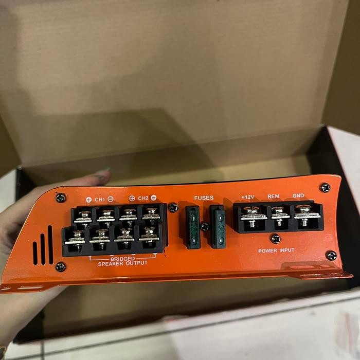 POWER EMBASSY EM 465AB AMPLIFIER 4CHANEL AUDIO MOBIL