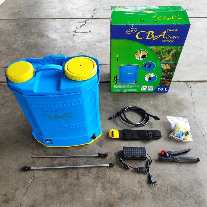 Alat Semprot Obat Hama Elektrik Cas Charger Battery Sprayer Cba