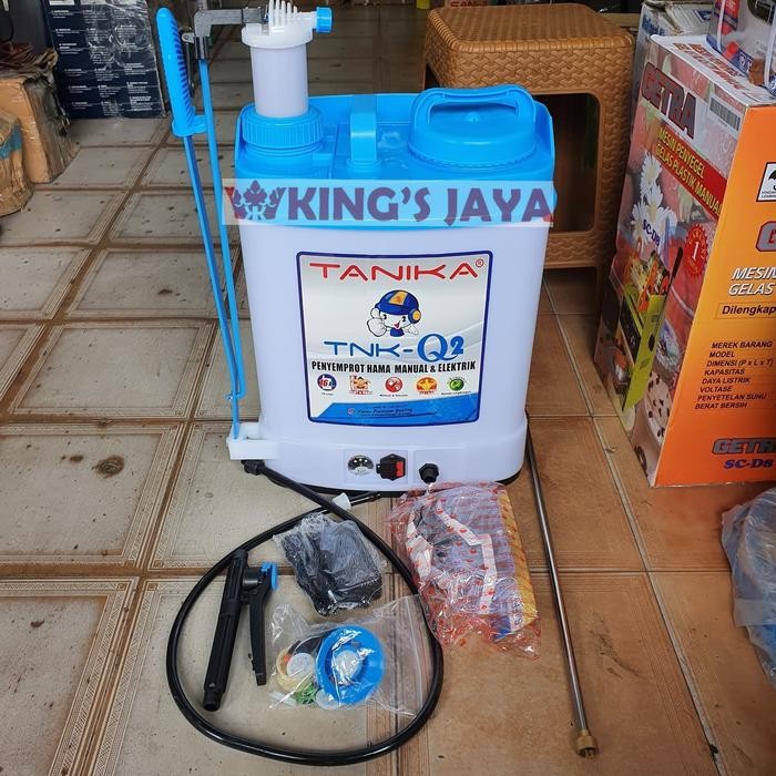 Pompa Hama Elektrik 2 In 1 Tanika /Knapsack Sprayer/ Alat Semprot