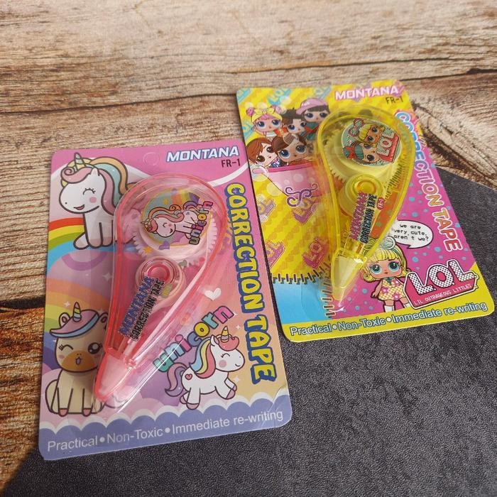

isi 12 tipe ex kertas montana )correction tape montana/tipe ex kertas stationery alat kode 1156