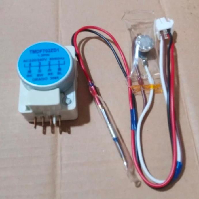 TIMER DEFROST BIMETAL FUSE KULKAS AQUA 2 PINTU 1 SET