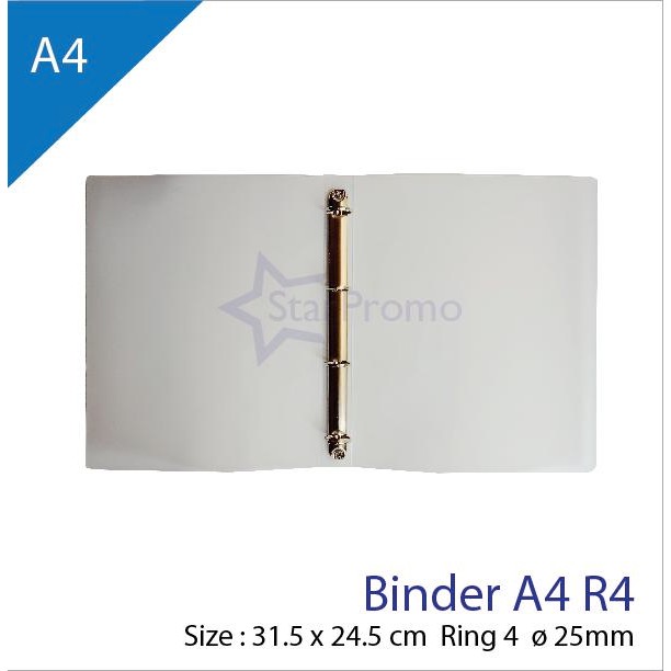 

BINDER PLASTIK A4 RING 2 / 3 / 4 RING O 25MM TRANSLUCENT KODE 622