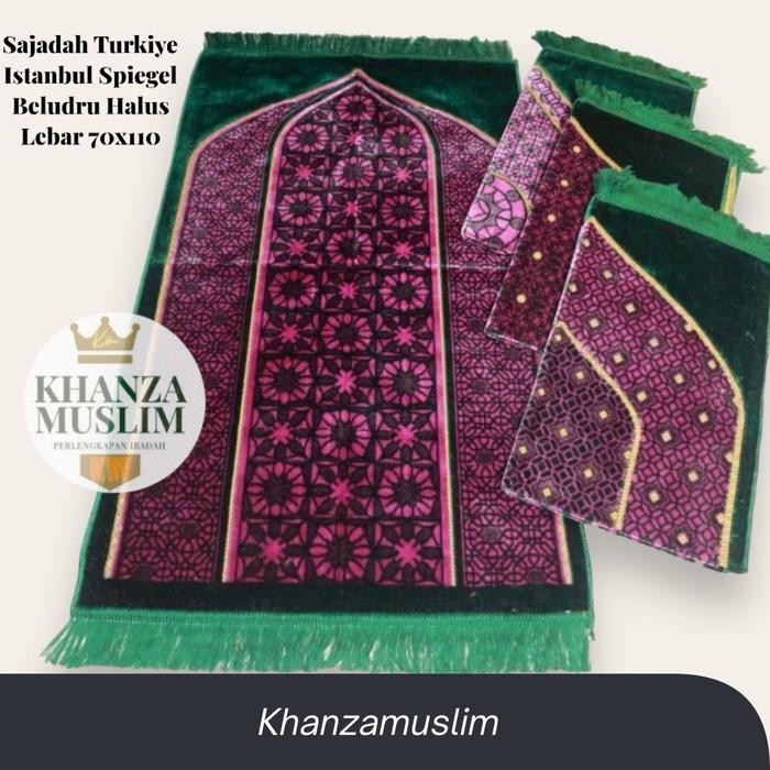 Sajadah Blidru Turkiye Sejadah Lebar Motif Kekinian Tebal Lembut Muslim Bulu