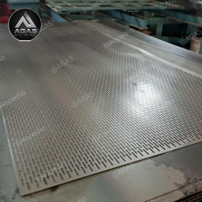 Plat Lubang Besi Perforated Kapsul 5x30mm