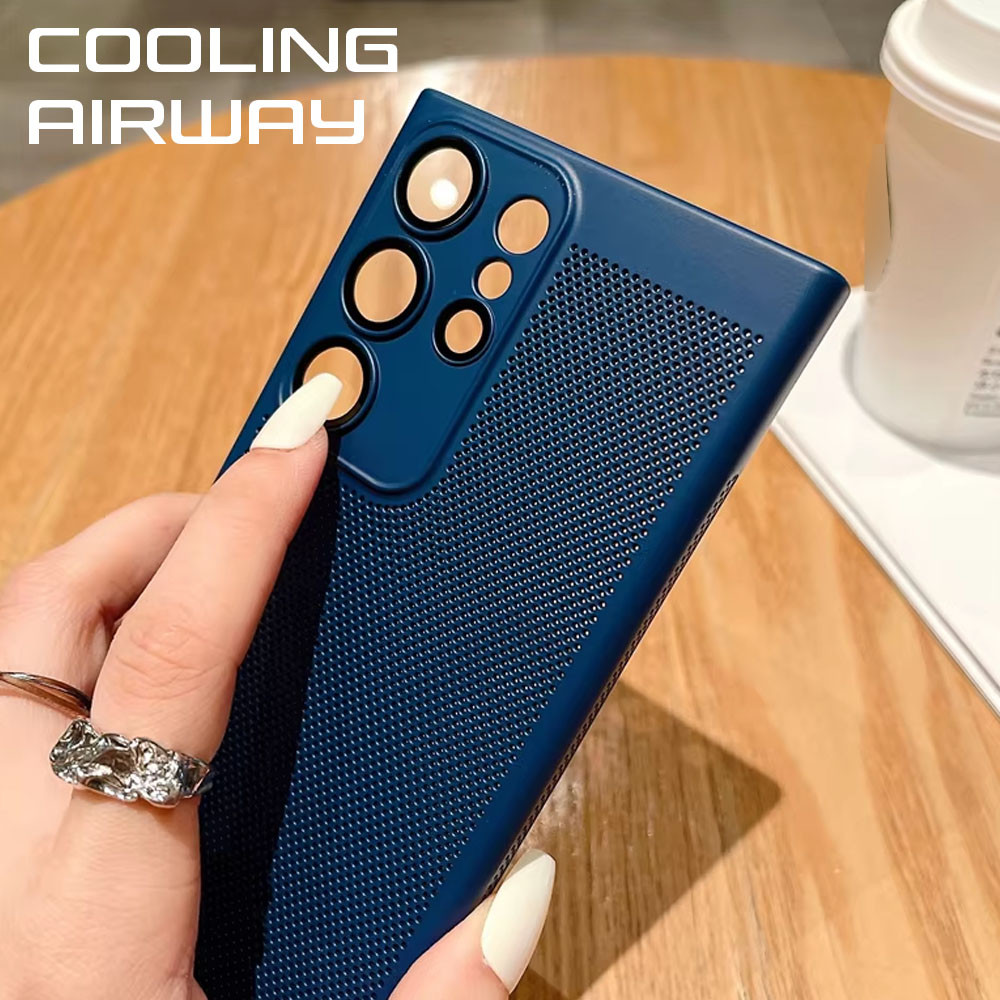 NEW COOLING AIRWAY Case Samsung A56 A36 A54 4G 5G S25 S25+ Plus Ultra S24 FE S24+ Plus Ultra S23 FE 