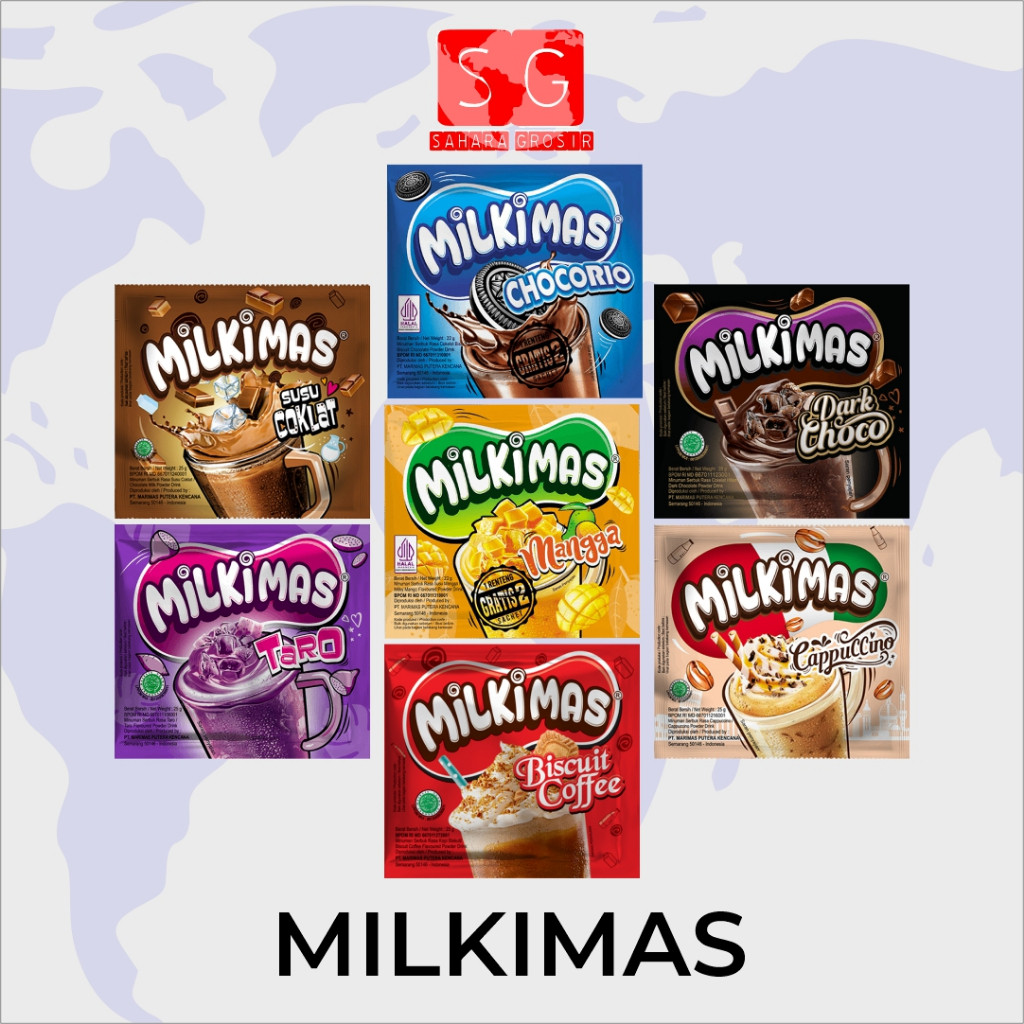 

milkimas minuman serbuk minuman renteng All Variant 1 Renceng - 10pcs Bubuk Instan
