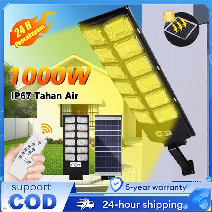Lampu Kuning Cahaya Surya Lampu LED Surya Lampu Taman Surya Lampu Taman Surya Lampu Panel Surya,