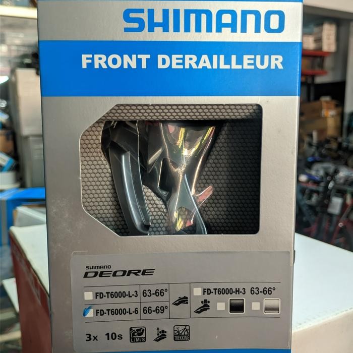 FD / FRONT DERAILLEUR SHIMANO DEORE T6000 TSDP 3 speed untuk 44-48T