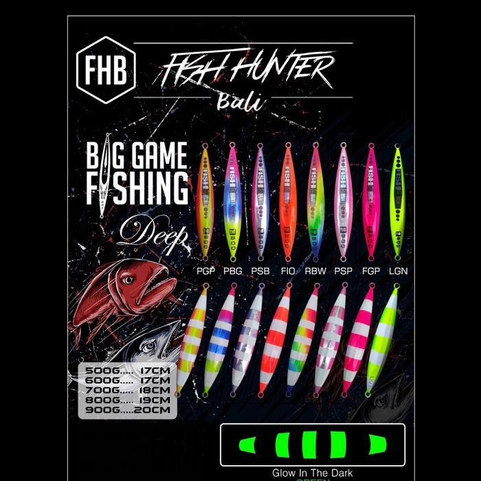 Metal Jig Fish Hunter Bali 600gr