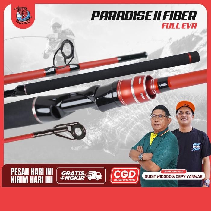 Joran Tornado Paradise II Fiber Solid Composite 150CM 165CM 180CM 210CM Garansi 1 Tahun Joran