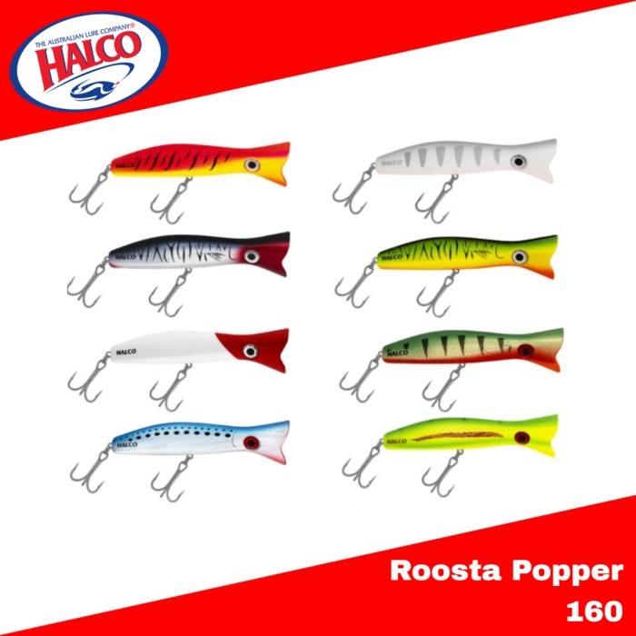 Halco Roosta Popper 160 Floating Lure 160mm 78g