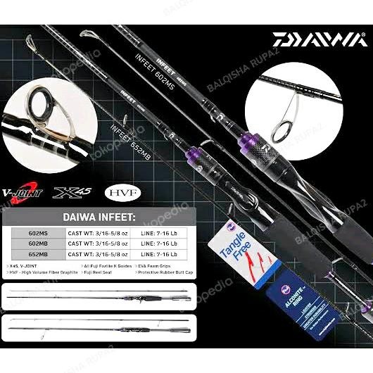 Keren - Ringan - Joran Daiwa Infeet 7-16 Lb - Medium