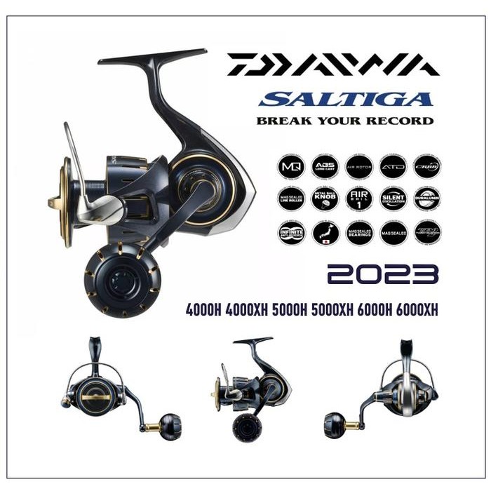 Daiwa Saltiga 2023 4000 5000 6000 Spinning Reel Pancing Global dan JDM