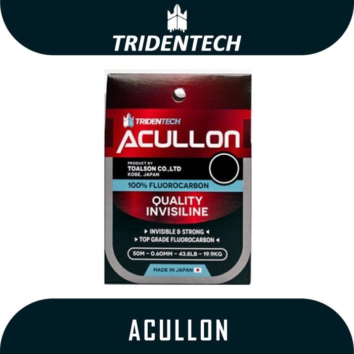 Senar Pancing Leader Tridentech Acullon Fluorocarbon - 50m