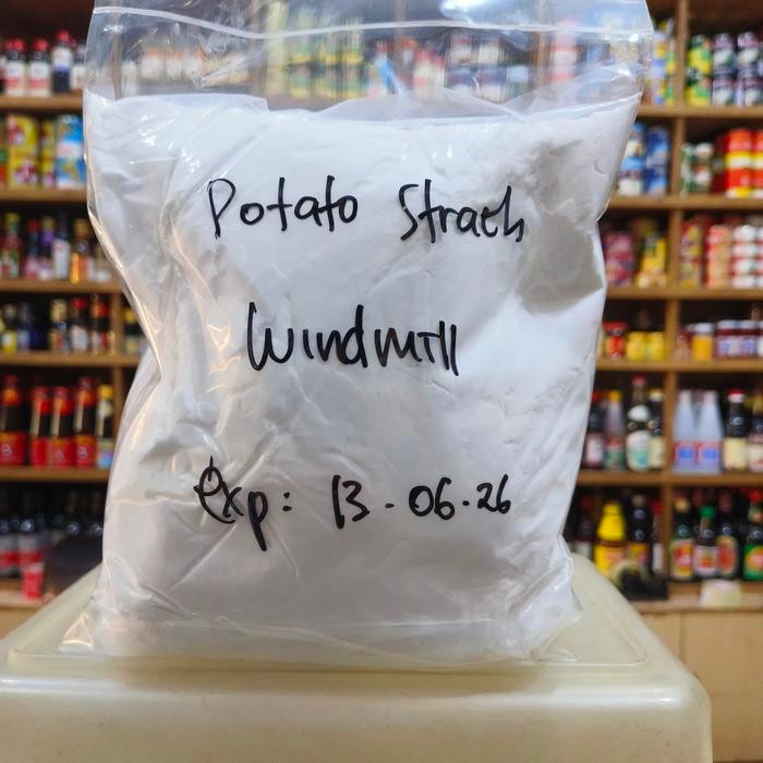 

REPACK WINDMILL Potato Starch/ Tepung Kentang/ Sang Fen/ Sheng Fen 1kg