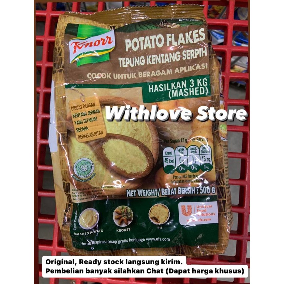 

Knorr Potato Flakes 500gr Tepung Kentang Serpih