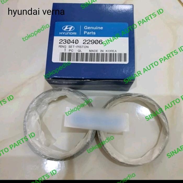 Ring Piston Ring Seher Set Hyundai Verna Avega Std-1.00 Kode 097