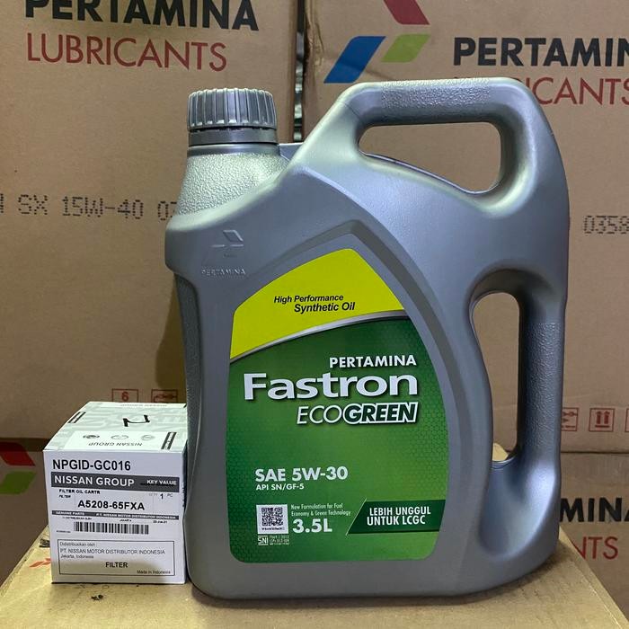 Oli Fastron Ecogreen 5W30/Oli Filter Nissan March