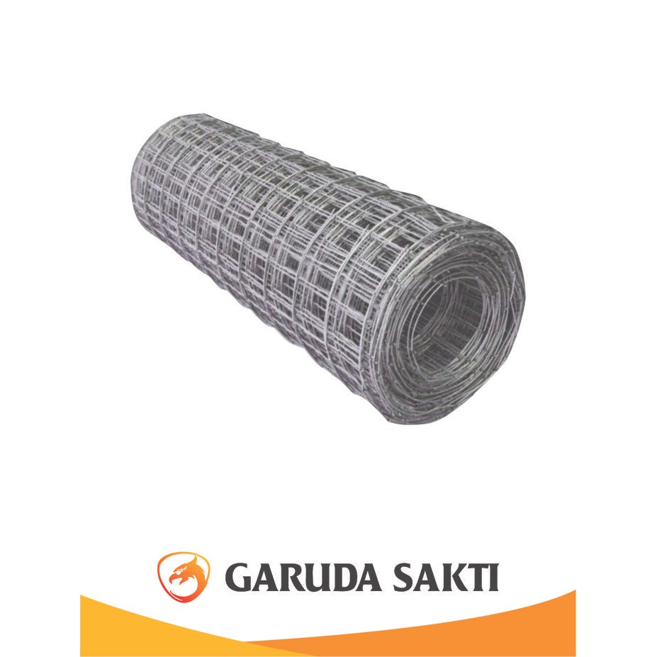 PREMIUM KAWAT LOKET GALVANIS WIREMESH 228 - 50 x 50 x 4 MM X 1.8 X 30 M